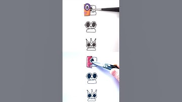 Sprunki Number Blocks phase 4 Paper DIYPuzzle Game [Fan] #art #numberblocksquarterband #sehar