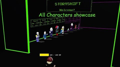 Undertale Multiverse Remake: Storyshift All Characters Showcase