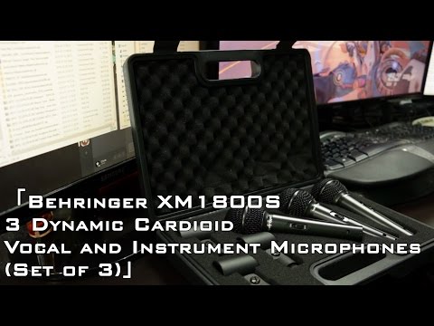 Unboxing: Behringer XM1800S 3 Dynamic Cardioid Vocal and Instrument Microphones