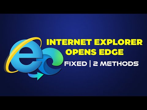 Internet Explorer Open But Opens Microsoft Edge | Open Internet Explorer Without Edge