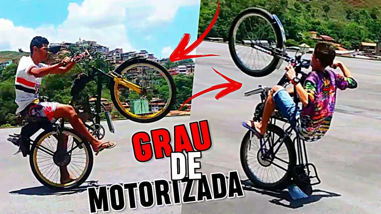 GRAU DE BIKE MOTORIZADA & ROLÊ NA CIDADE! 