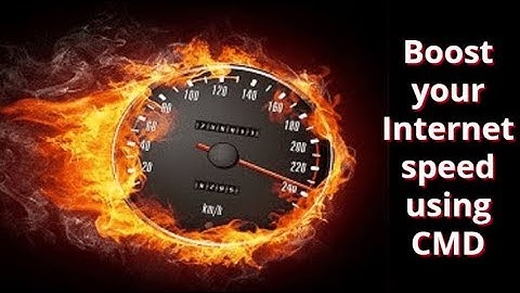 Internet speed boost using CMD 100% will work