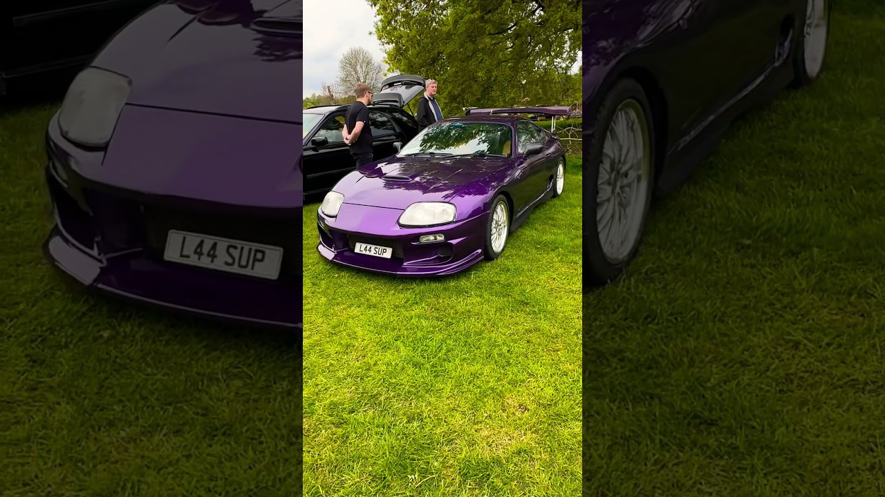 Purple Supra Spotted at Meraki UK car Show!🔥🟣