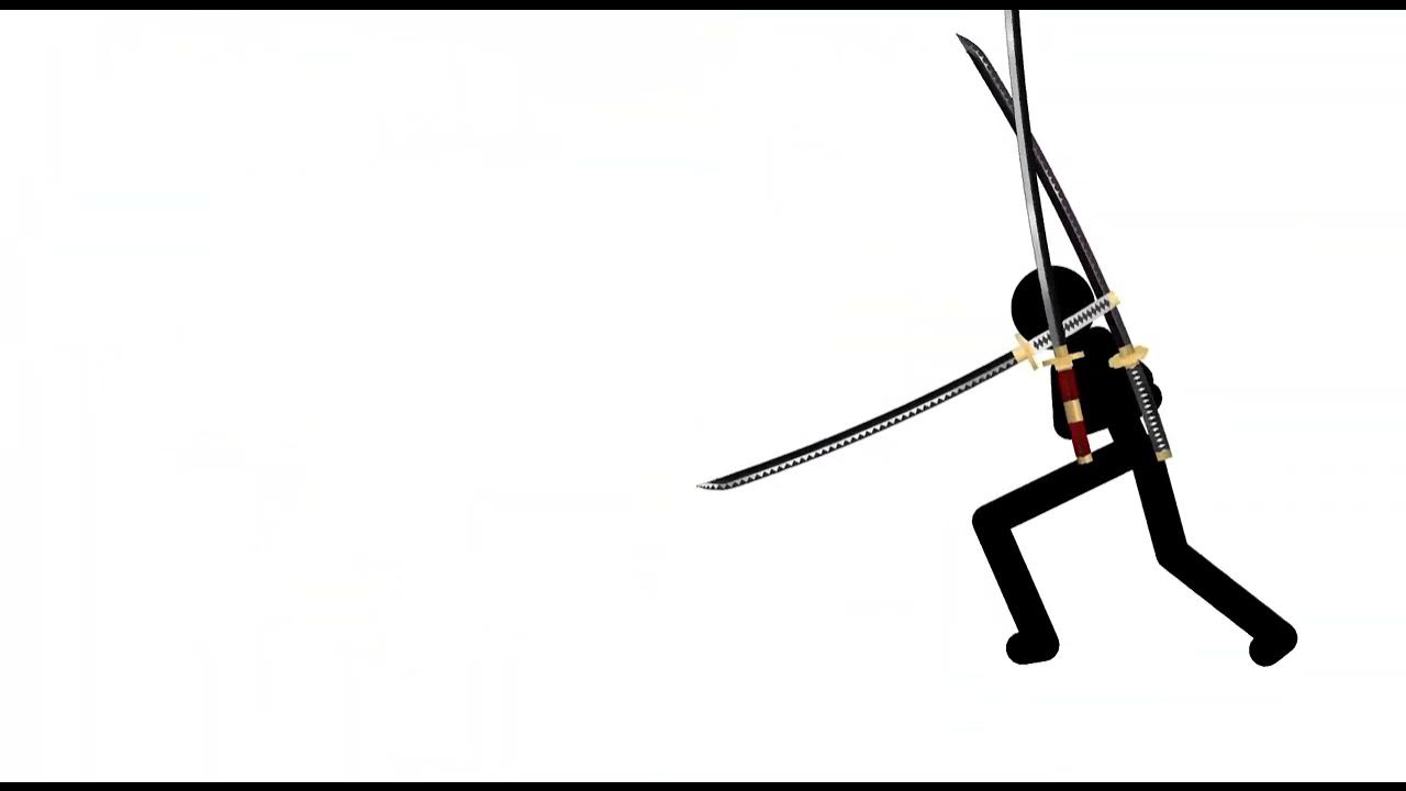 Zoro 3 sword style test (stick nodes) YouTube