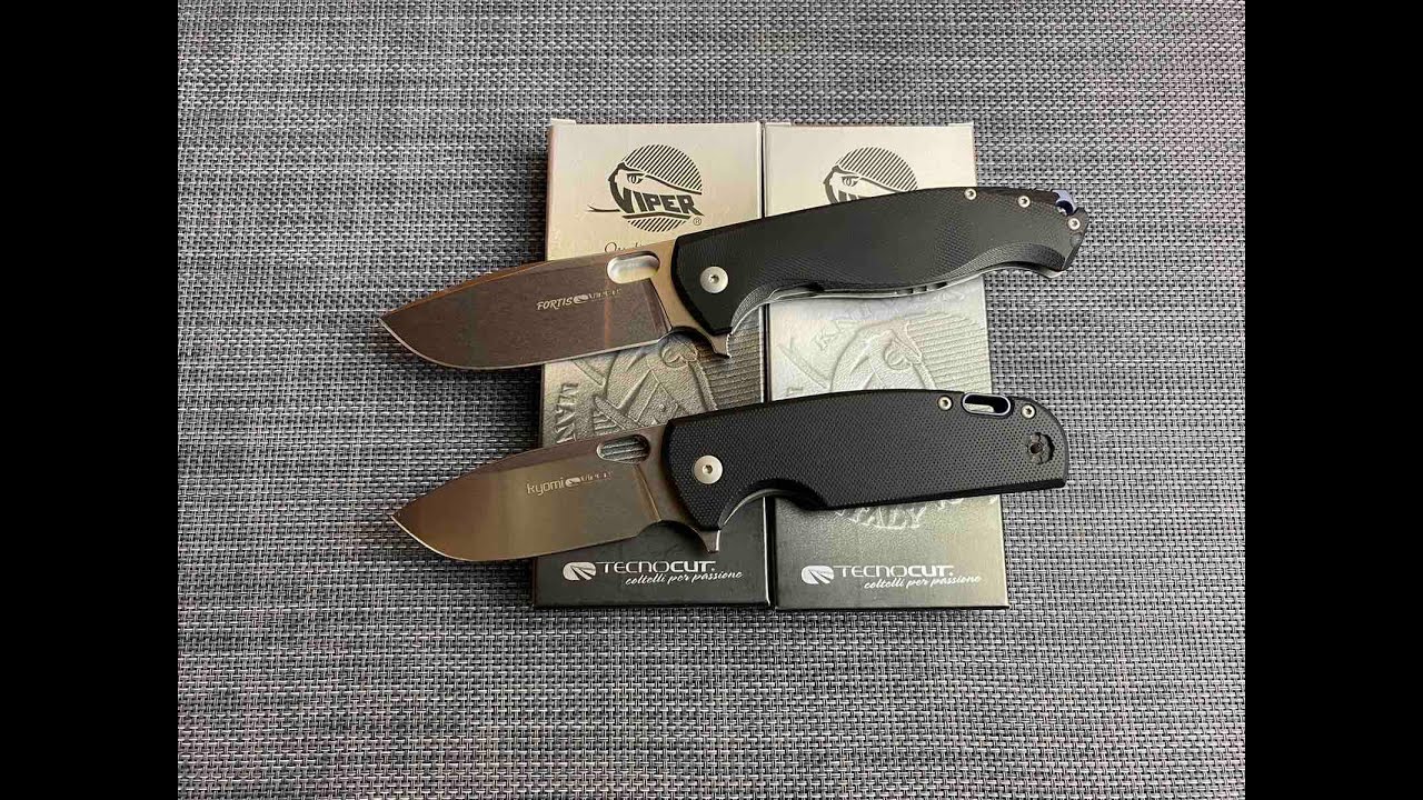 Обзор ножей Viper Kyomi G-10 и Fortis G-10