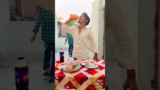 Burger 🍔 & Momos food challenge | P-2 food Challenge ❤️🔥 drink 🍷 #shorts #viralshort #shortsfeed