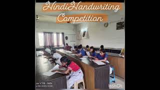 Hindi Saptah 9th Sept23- 14th Sept23 3rd Activity - Hindi Handwriting Competition