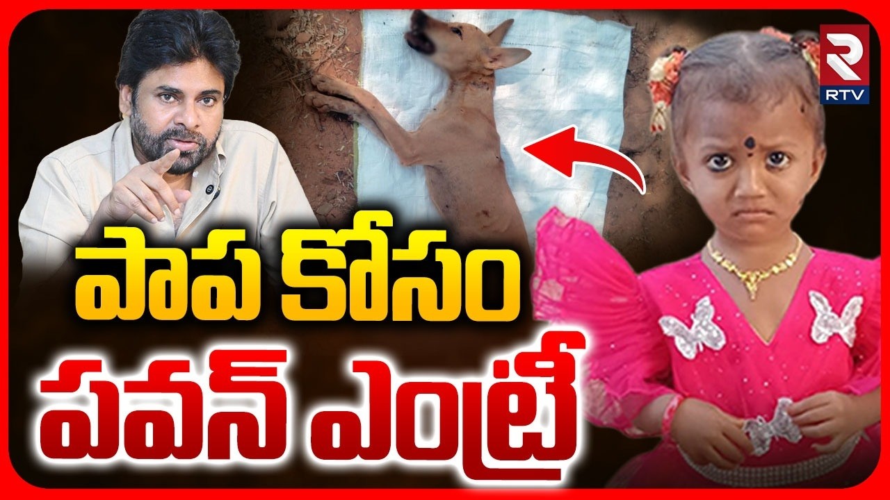 పాప కోసం పవన్ ఎంట్రీ.. | Deputy CM Pawan Kalyan Serious On Tuni Girl Missing | Dog Incident | RTV