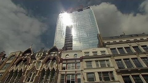Un rascacielos londinense que derrite, incendia y fríe huevos