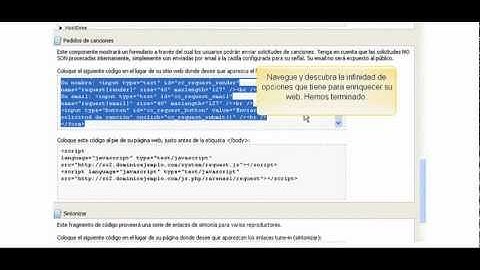 Fragmentos de codigo