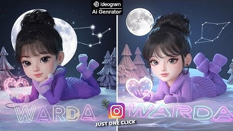 New Trending Ideogram Ai Photo Editing |Viral Ai Name Art 3D Image |How To Create Ideogram Ai Free