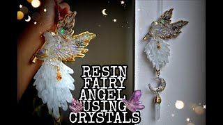 Resin Art | Making Fairy Angel Wings with Crystals