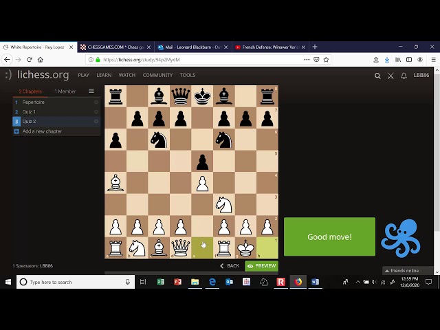 How to use Lichess Studies to make a Trainable Chessable-like Opening  Repertoire 