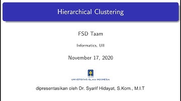 Memahami Hierarchical Clustering (Unsupervised Learning) dengan mudah (Bahasa Indonesia)
