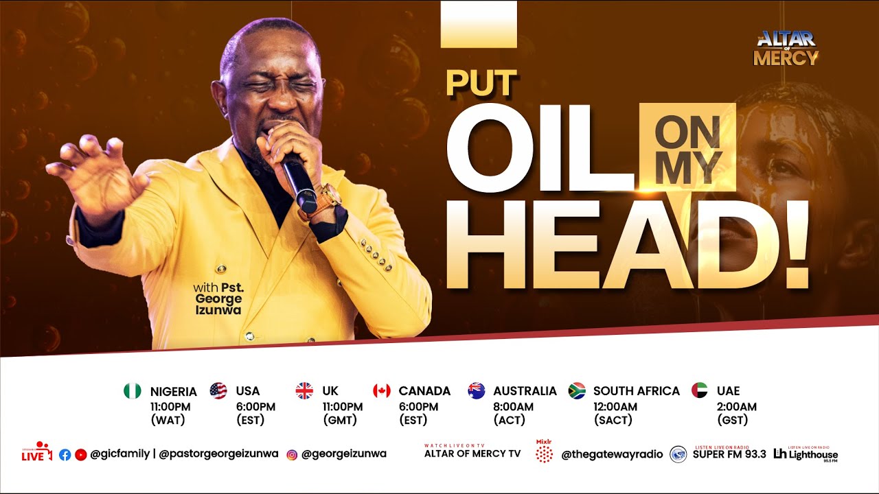 ALTAR OF MERCY PRAYER || PUT OIL ON MY HEAD!