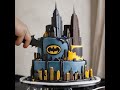 Epic Batman Gotham Drip Cake – Dark Knight Edition!