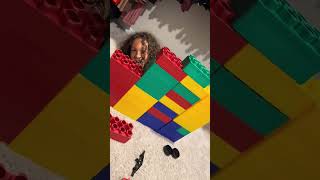 Biggo Blocks Sibling Fun | Building a Giant Wall Together