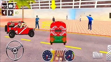 Tuk Tuk auto rickshaw driver game - driving games fans - Android iOS Gameplay #9