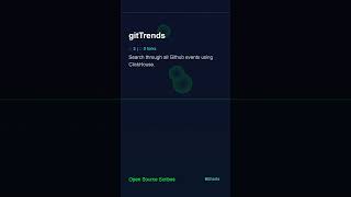 Clickhouse gittrends