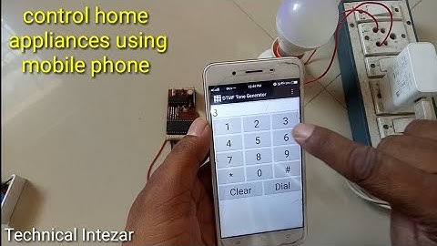 Control Home Appliances with Bluetooth,DTMF relay controller,
