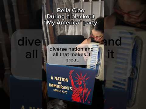 “My America” a celebration of immigrants in America. 🎆
