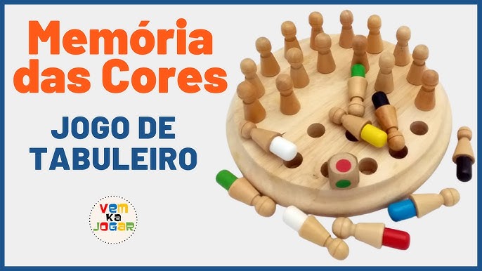 Jogo de madeira das crianças Xadrez Memória de madeira Match Stick Color  Board Puzzles Brinquedo Educacional