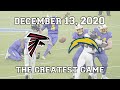 Atlanta Falcons vs. Los Angeles Chargers (December 13, 2020) - The Greatest Game