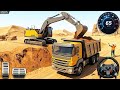 👷City Road Construction Simulator 3D 🚧 | Heavy Excavator &amp; Truck - Android Gameplay 