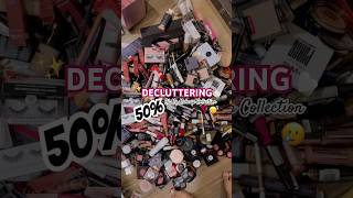 I Had To Let Them Go! Decluttering My Makeup Collection 2025 #declutter #makeup #shorts #satisfying