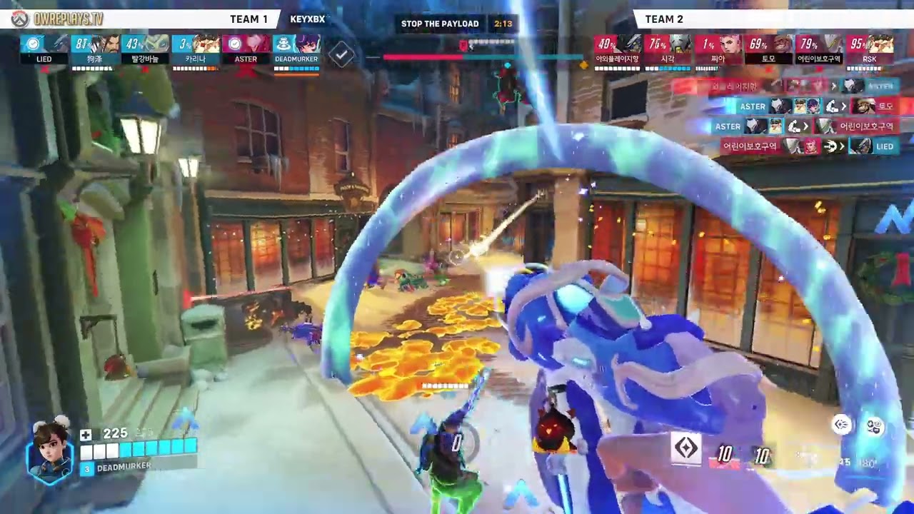 OT King’s Row attack comeback: you (RSK) closed on Torb... by DEADMURKER — Overwatch 2 Replay KEYXBX