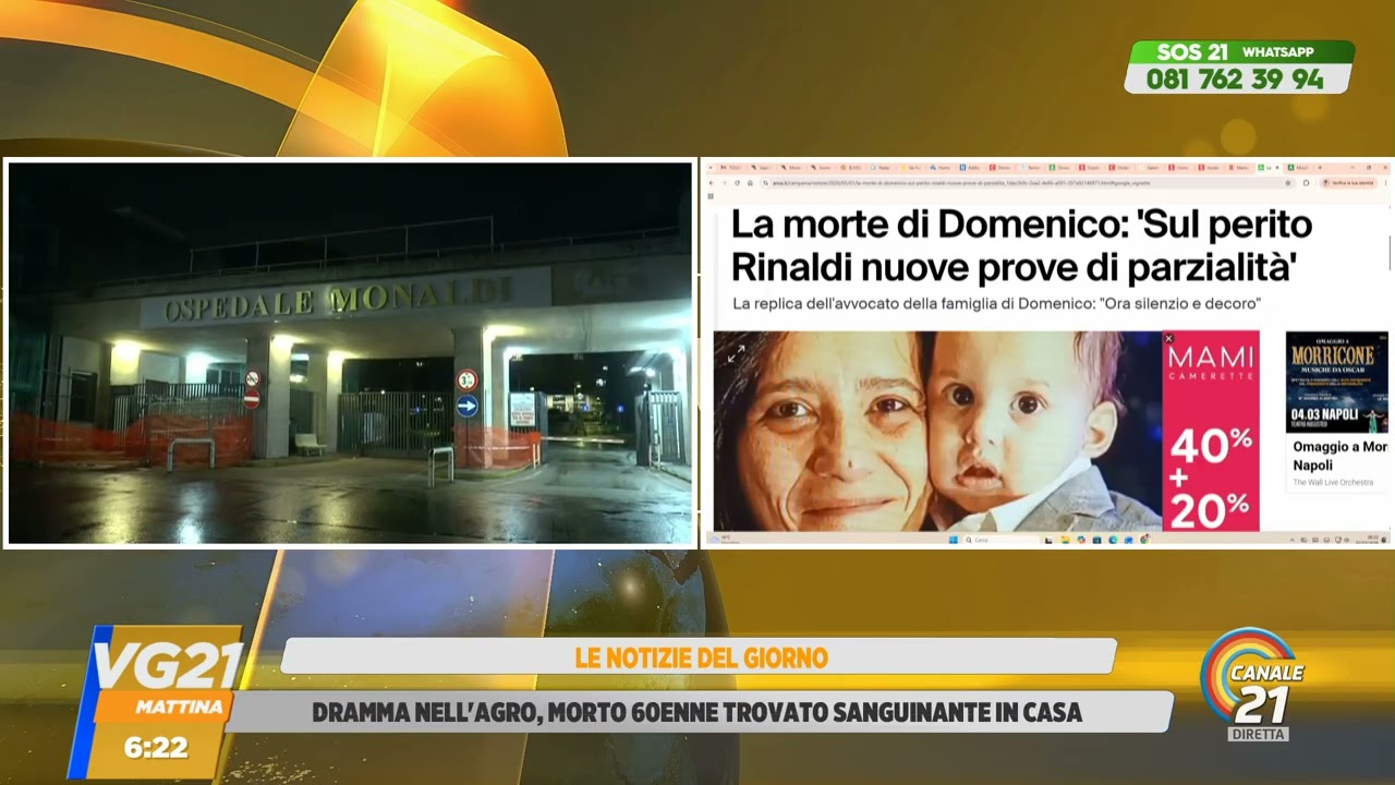 CANALE 21 | Telegiornale - Il VG21 MATTINA  - 2 marzo 2026