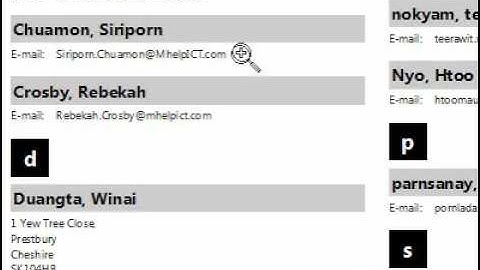How to preview a list of contacts in Outlook before printing them
