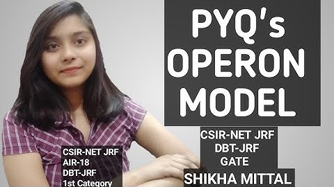 Previous Year Questions of Operon Model - CSIR-NET JRF LIFESCIENCE