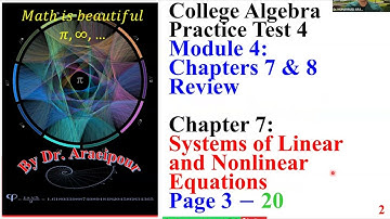 2024 Winter Math 245 Module 4 Practice Test Ch 7 Systems of Linear Non linear Equations