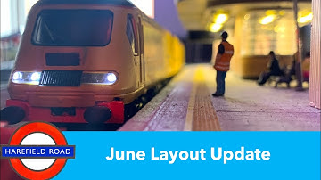 Harefield london underground model railway - summer 2020 layout update