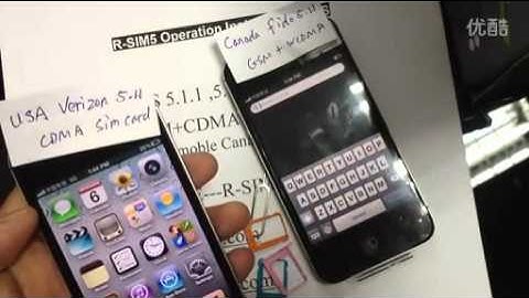 unlock iPhone 4s AT&T 5.1.1, Verizon/Sprint 5.1.1 by R-SIM V 5 (US-T-MOB  CANADA -FIDO).flv