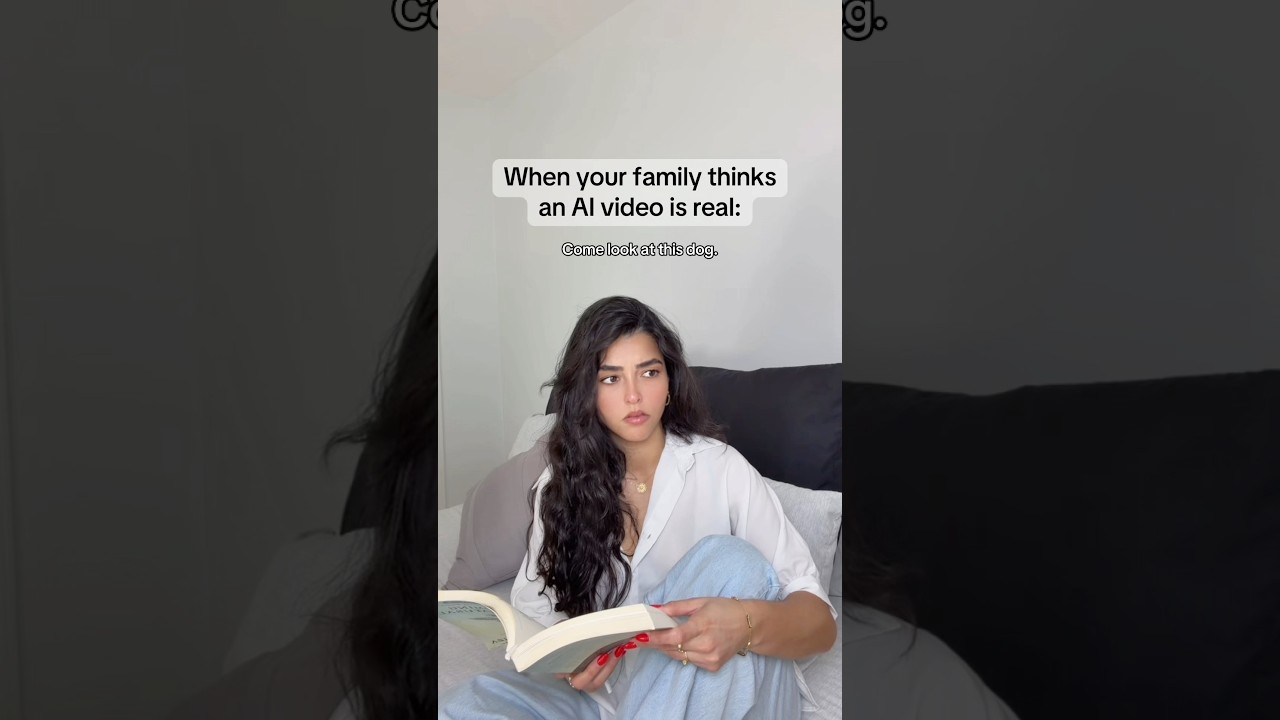 When your family thinks an AI video is real