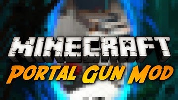 Minecraft Mod Review: PORTAL GUN! (Aerial Faith Plates, Turrets, Radio, & More)