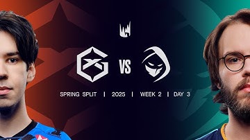 GX v RGE | 2025 LEC Spring | Week 2 Day 3 | GIANTX vs. Rogue Game 2