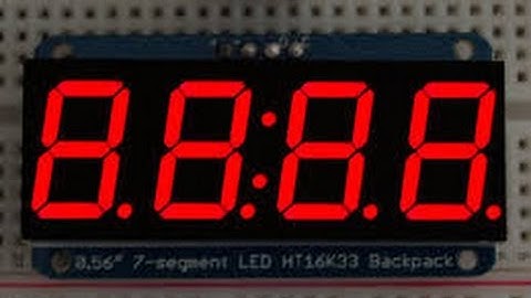 4026 and 7 Segment Counter  Demo