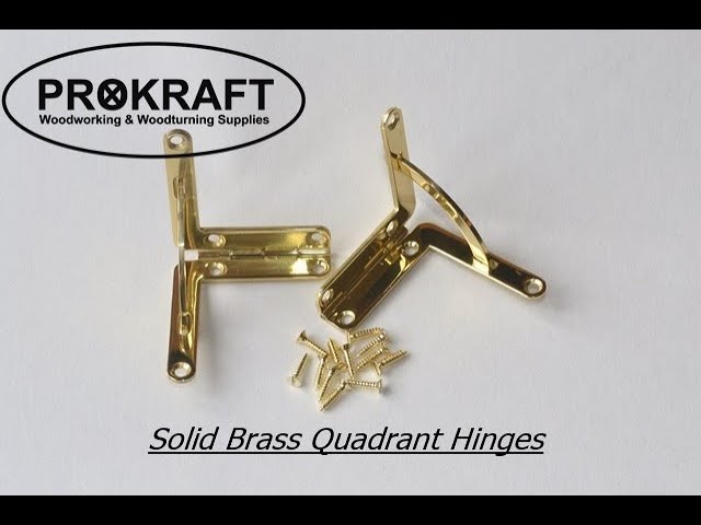 Solid Brass Quadrant Hinges 