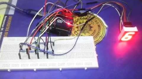 7 Segment counter down dengan Arduino