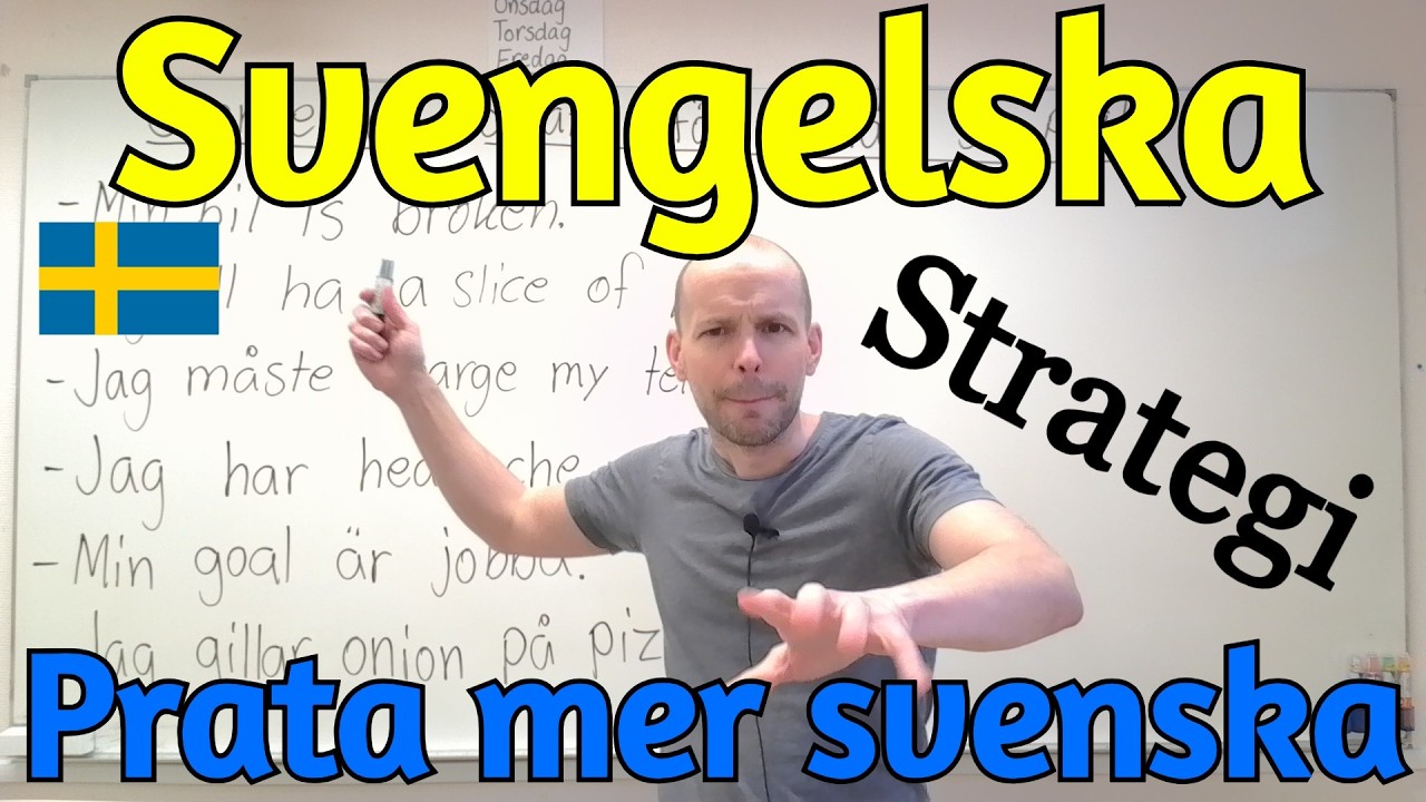 Svengelska - strategi för att prata svenska, SFI