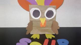 How make a colorful turkey - EP - simplekidscrafts - simplekidscrafts