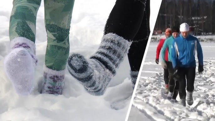 Does wearing socks over shoes help stop you from slipping on ice? 