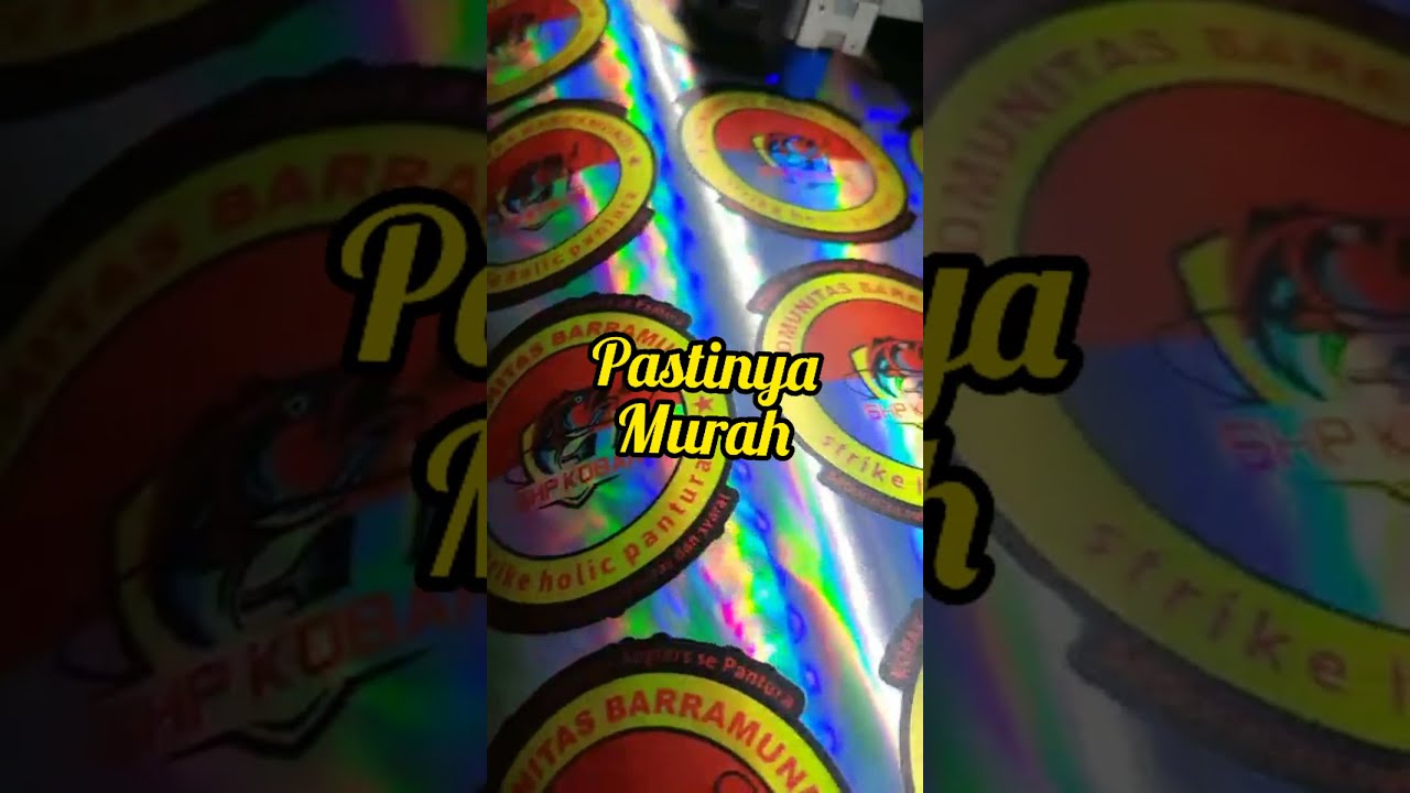 Cetak Sticker Hologram Keren Komunitas Angler