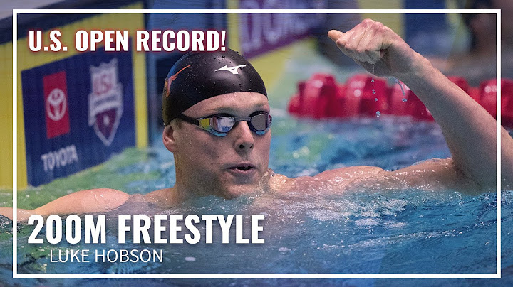 Luke Hobson Chases Down U.S. Open Record in 200M Freestyle | 2025 Toyota National Championships