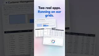 Two real apps built on a React data grid and pivot table