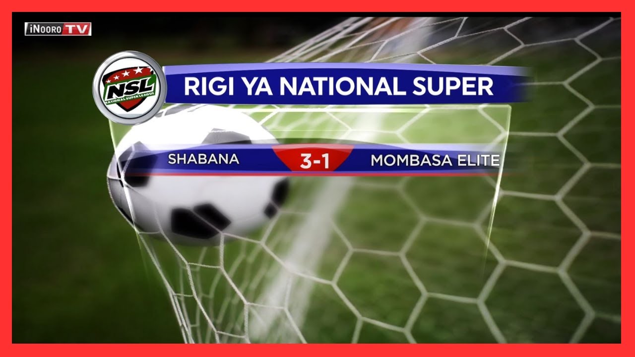 Timu ya Shabana kũhota timu ya Mombasa Elite na mbao 3-1
