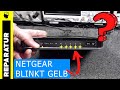 Reparatur: Netgear Router blinkt gelb (WNDR3700v2)